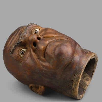 Madame Tussaud Wax Head, XIXth Century