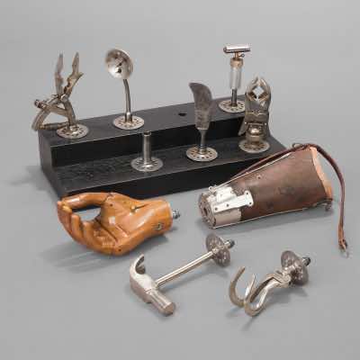 Right Forearm Prothesis, With Interchangeable tools, c.1930
