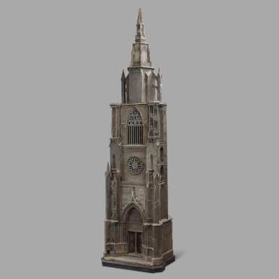 Grande maquette de cathédrale, entre 1900 et 1930