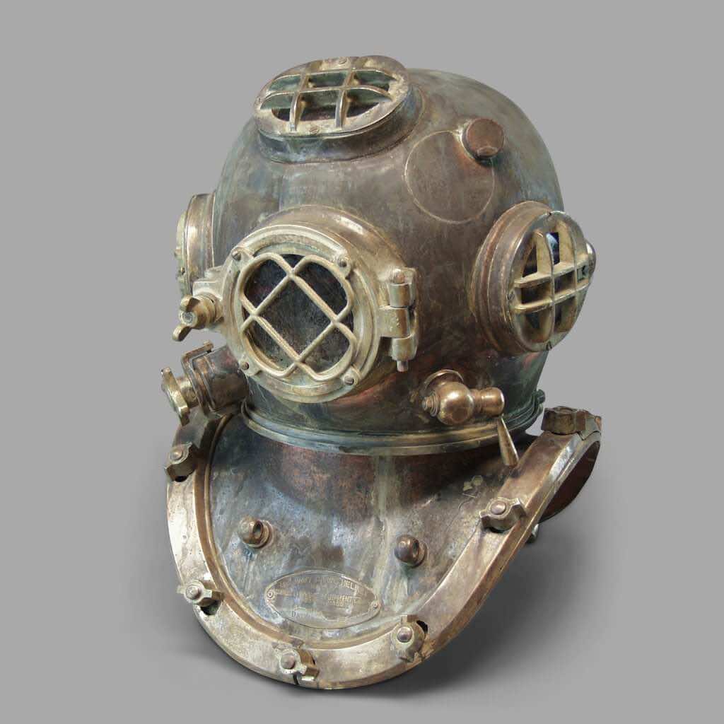 Copper and Brass American Diver Helmet Reproduction