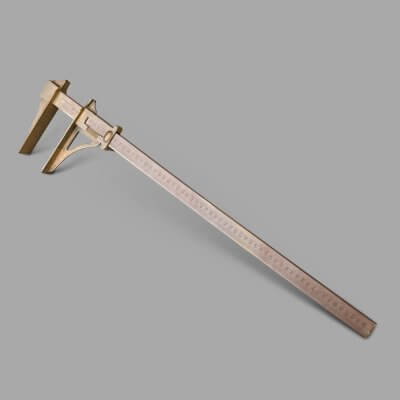 Bertillon Large Sliding Compass, End of XIXth Century