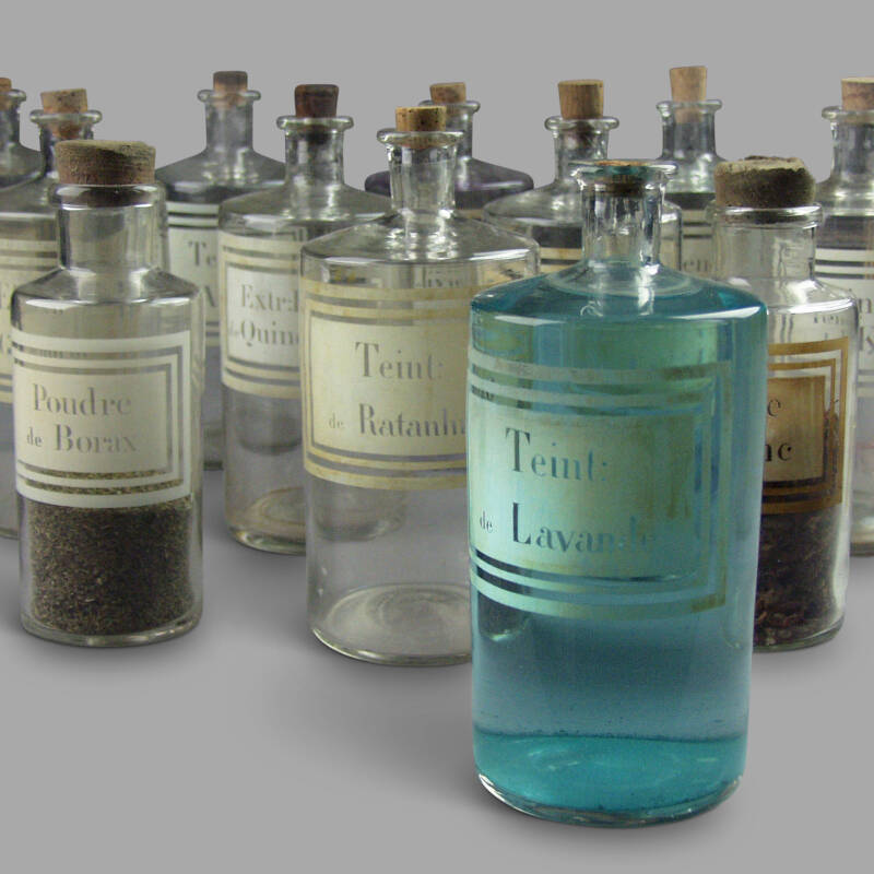 Screen-Printed Glass Pharmacy Bottles - Image 3