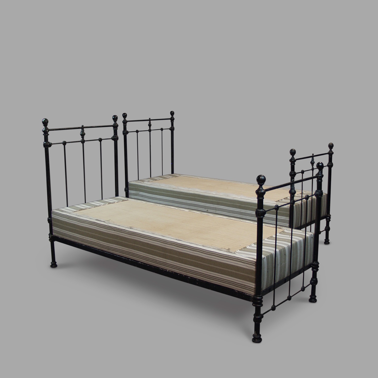 Late XIXth C. Metal Beds (Film Prop)