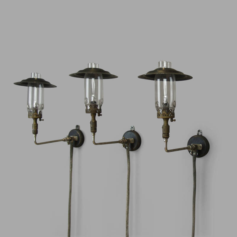 XIXth C. Gas Wall Lights - Image 2