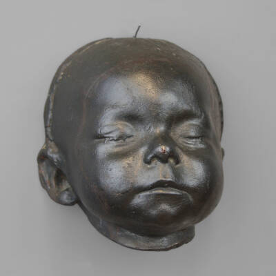 Cast Iron Child Death Mask