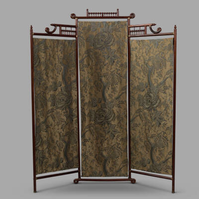 Early XXth C. Tinted Beech Tree Screen