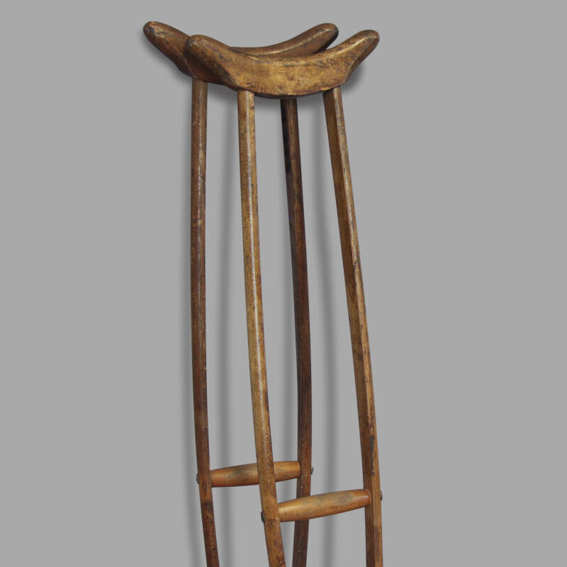 Wooden Crutches - Image 2