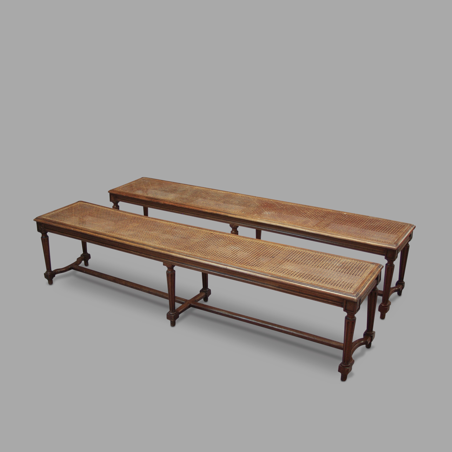 Caned Benches